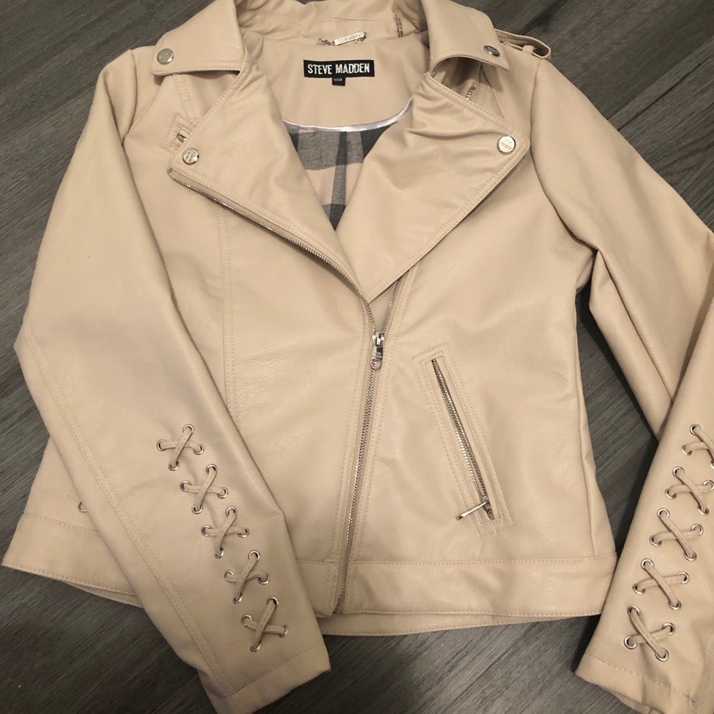 SOLD Steve Madden faux leather Jacket - Picture 1 of 16